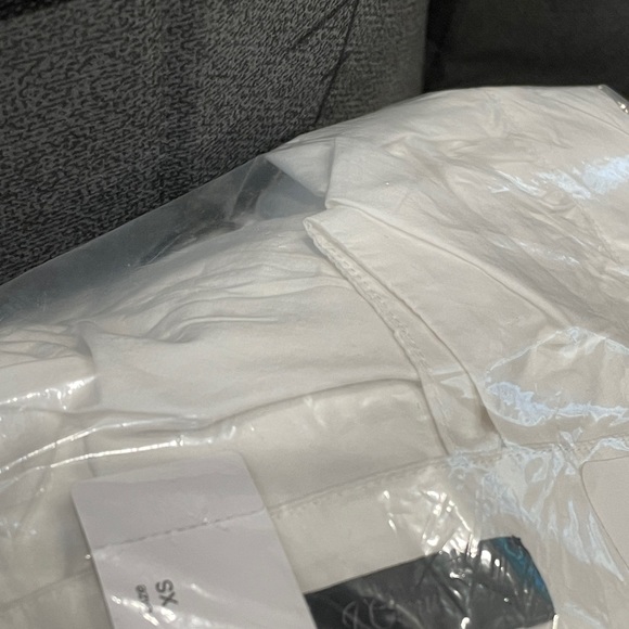 NWT - J crew Point Sur button-front square-neck top cotton poplin XS Extra Small - Picture 4 of 4